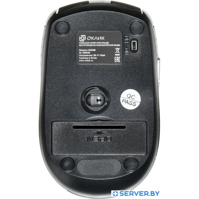 Мышь Oklick 635MB (черный). Фото 5