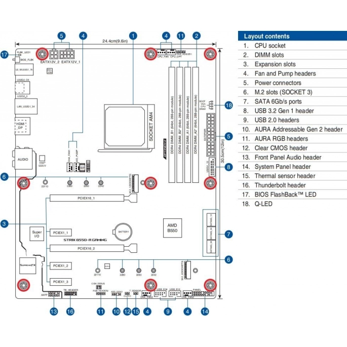 Материнская плата ASUS ROG Strix B550-A Gaming. Фото 5