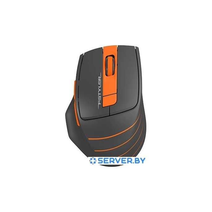 Мышь A4Tech Fstyler FG30S (серый/оранжевый). Фото 1