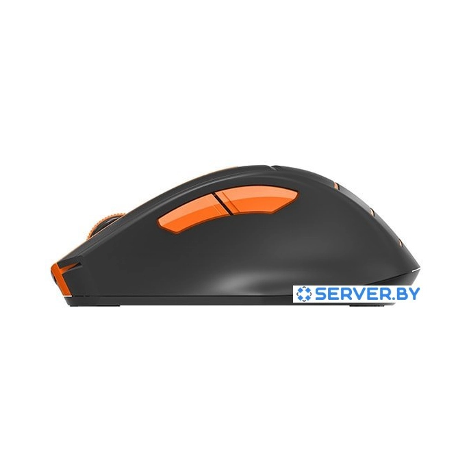 Мышь A4Tech Fstyler FG30S (серый/оранжевый). Фото 5