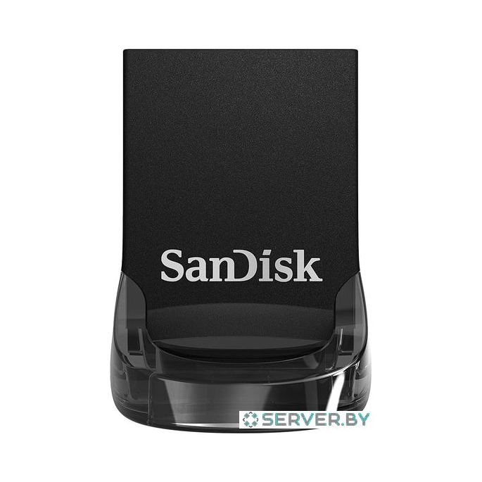 USB Flash SanDisk Ultra Fit USB 3.1 256GB (черный). Фото 1