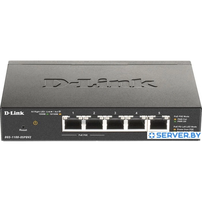 Коммутатор D-Link DGS-1100-05PDV2/A1A. Фото 1