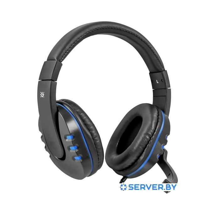 Наушники Defender Warhead G-160 (черный/синий). Фото 1