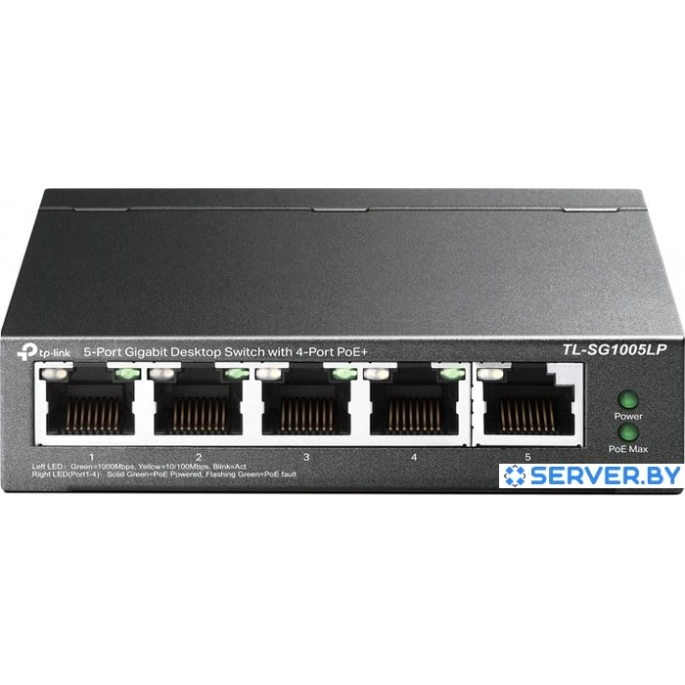 Коммутатор TP-Link TL-SG1005LP. Фото 1