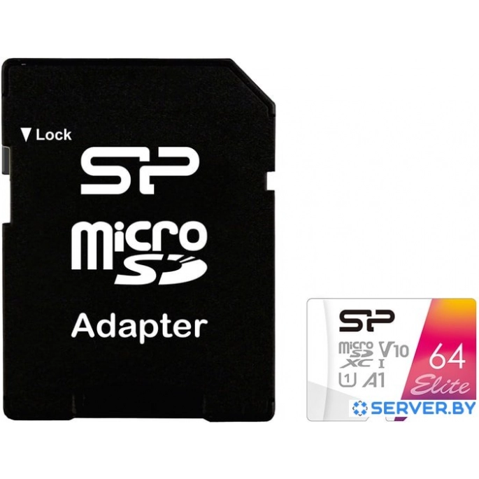 Карта памяти Silicon-Power Elite microSDXC SP064GBSTXBV1V20SP 64GB. Фото2