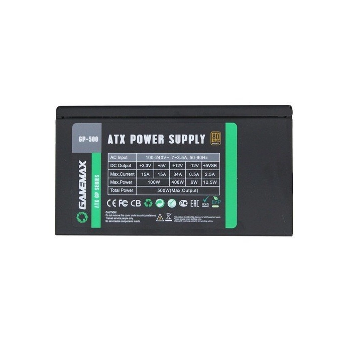 Блок питания GameMax GP-500. Фото 3