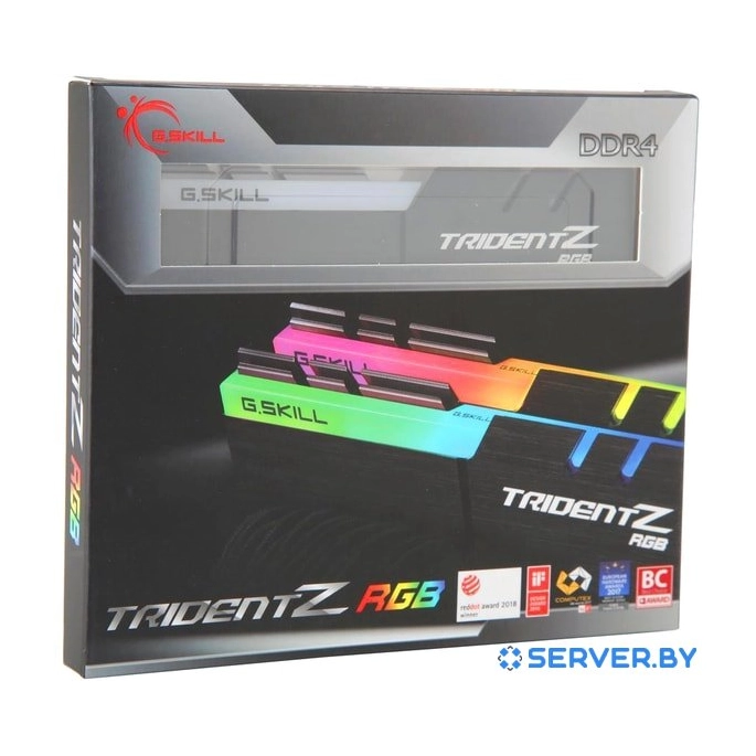 Оперативная память G.Skill Trident Z RGB 2x16GB DDR4 PC4-36800 F4-4600C20D-32GTZR. Фото 2