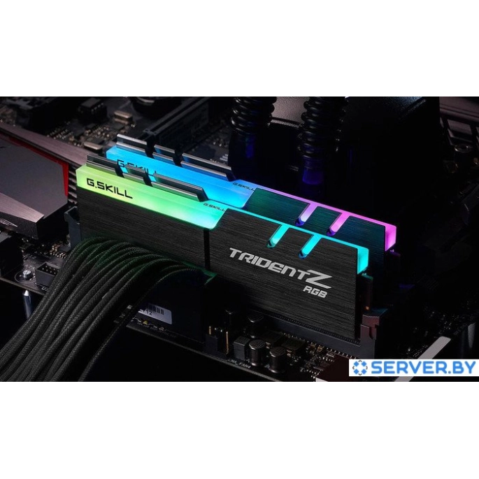 Оперативная память G.Skill Trident Z RGB 2x16GB DDR4 PC4-36800 F4-4600C20D-32GTZR. Фото 3