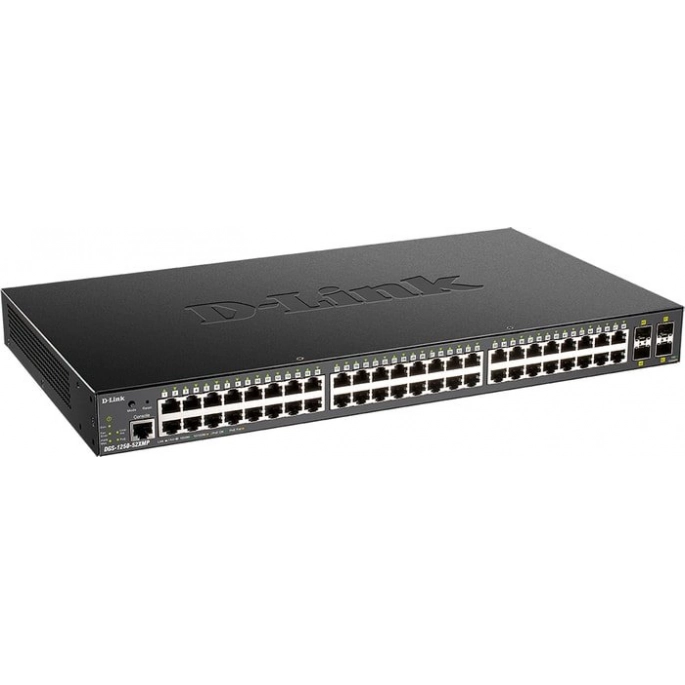 Управляемый коммутатор 2-го уровня D-Link DGS-1250-52XMP. Фото2