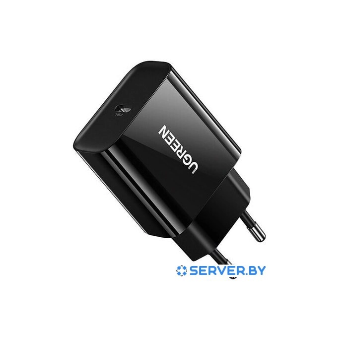 Сетевое зарядное Ugreen CD137 10191 (черный). Фото 1