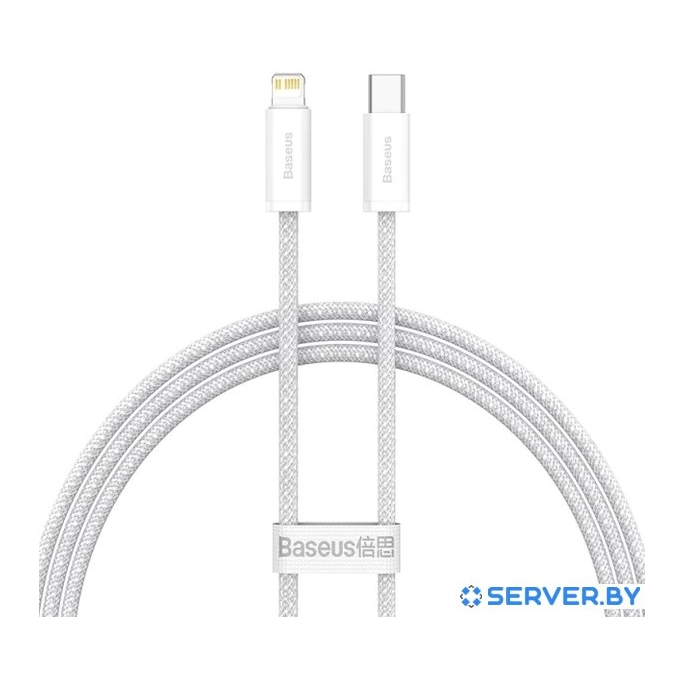 Кабель Baseus Lightning - USB Type-C CALD000102 (2 м, белый). Фото1