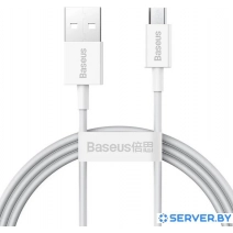 Кабель Baseus CAMYS-A02 USB Type-A - microUSB (2 м, белый)