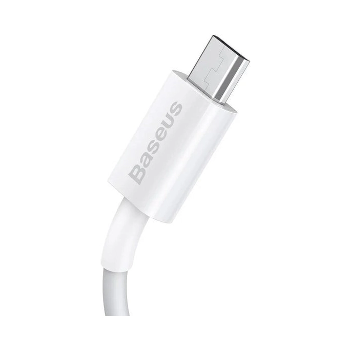 Кабель Baseus CAMYS-A02 USB Type-A - microUSB (2 м, белый). Фото2