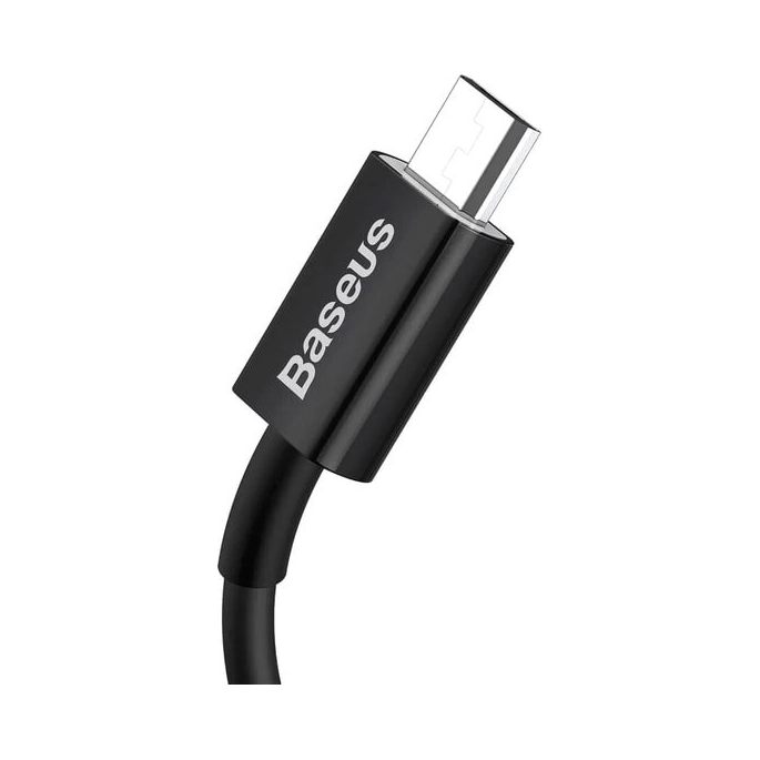 Кабель Baseus CAMYS-A01 USB Type-A - microUSB (2 м, черный). Фото2