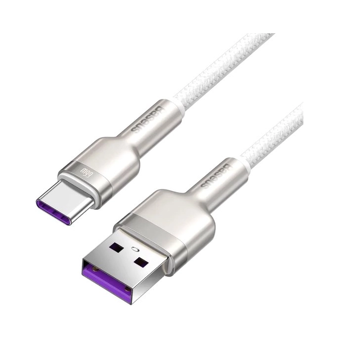 Кабель Baseus USB Type-A - USB Type-C CAKF000202 (2 м, белый). Фото2
