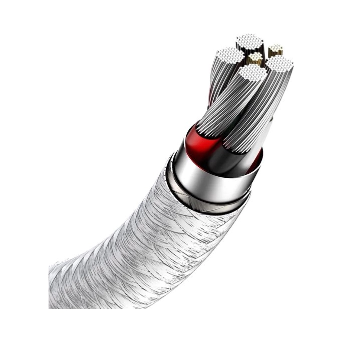 Кабель Baseus USB Type-A - USB Type-C CAKF000202 (2 м, белый). Фото3