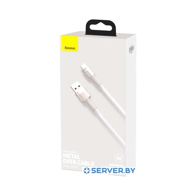 Кабель Baseus USB Type-A - USB Type-C CAKF000202 (2 м, белый). Фото4