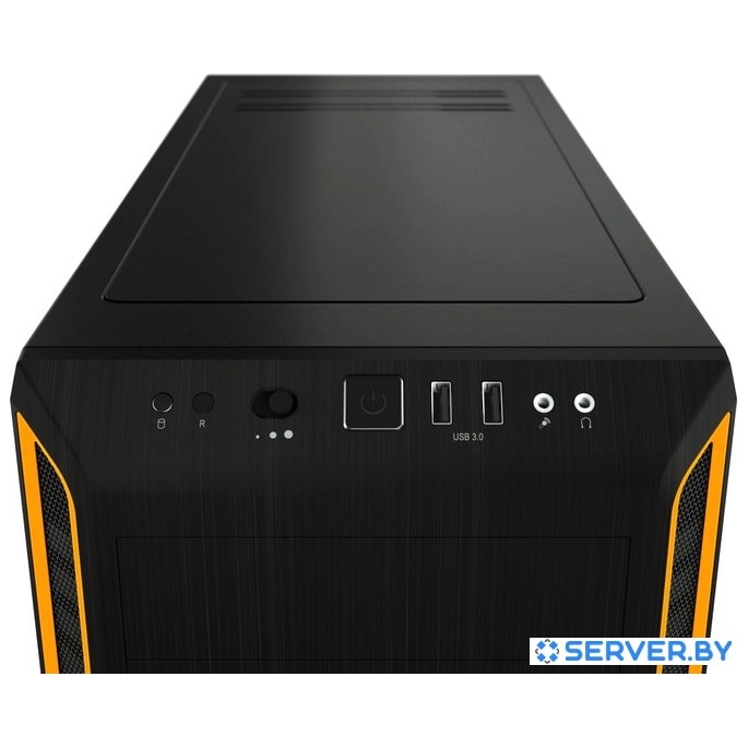 Корпус be quiet! Pure Base 600 с окном (черный/оранжевый). Фото 2