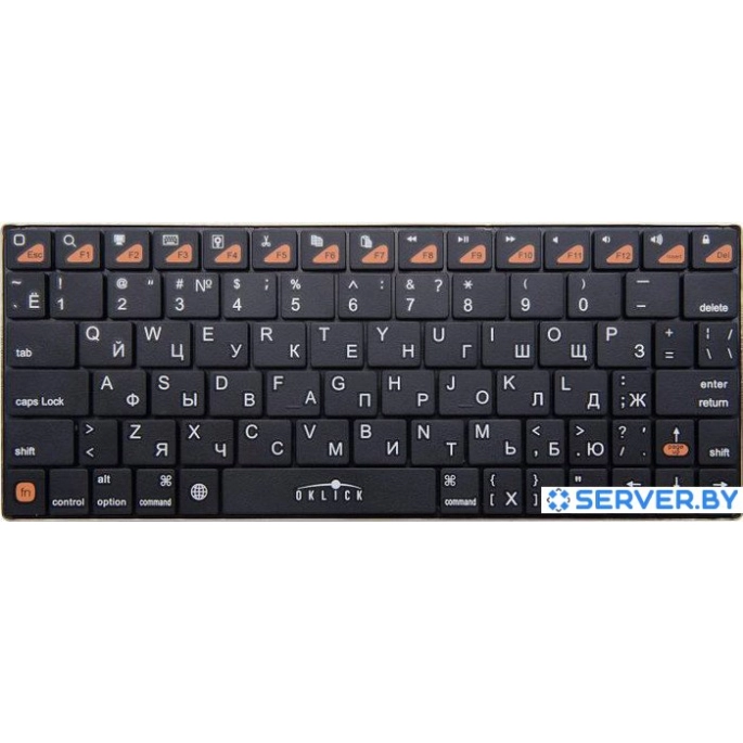Клавиатура Oklick 840S Wireless Bluetooth Keyboard. Фото 1
