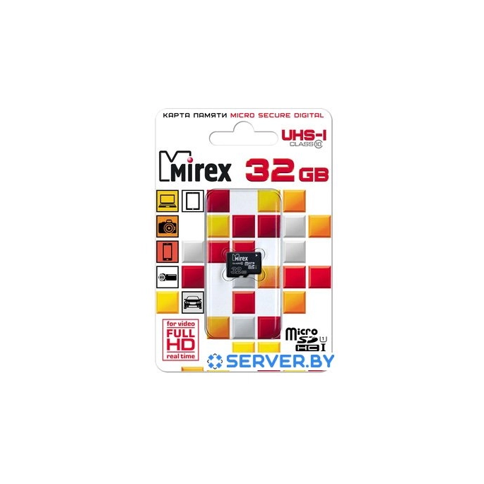 Карта памяти Mirex microSDHC UHS-I (Class 10) 32GB [13612-MCSUHS32]. Фото 2