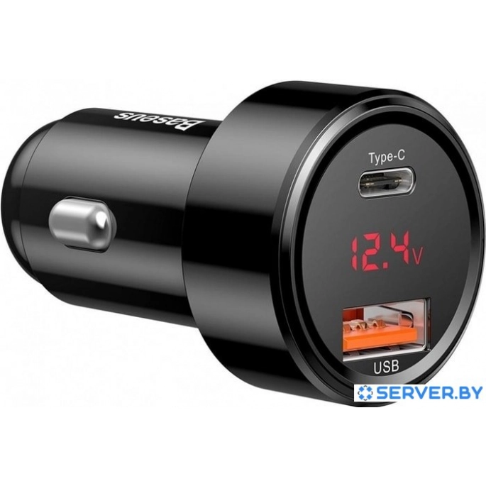 Автомобильное зарядное Baseus CCMLC20C-01. Фото1