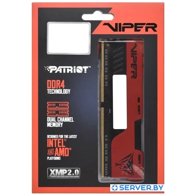 Оперативная память Patriot Viper Elite II 2x8GB PC4-25600 PVE2416G320C8K. Фото 5