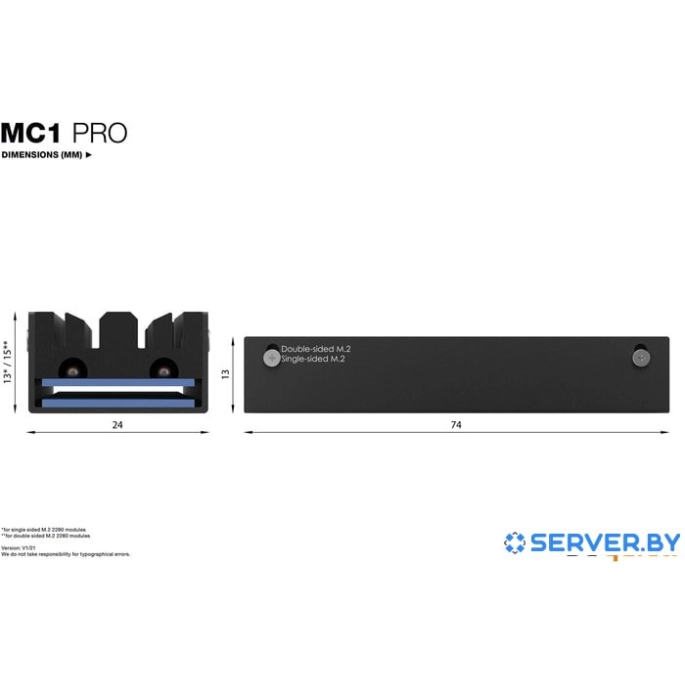 Радиатор для SSD be quiet! MC1 Pro. Фото3
