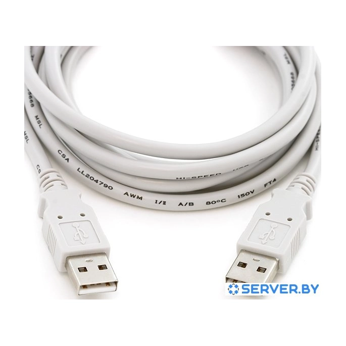 Кабель 5bites USB Type-A - USB Type-A UC5009-030C (3 м, серый). Фото 1