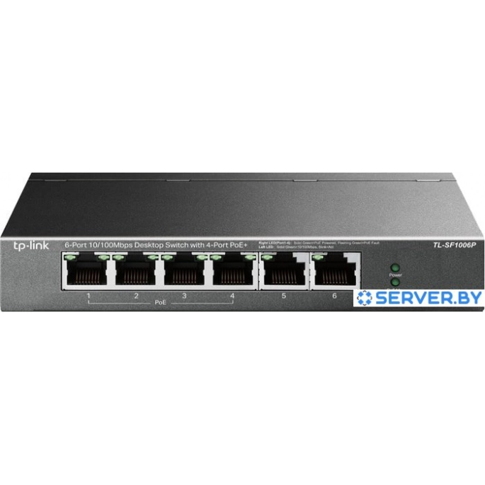 Коммутатор TP-Link TL-SF1006P. Фото1