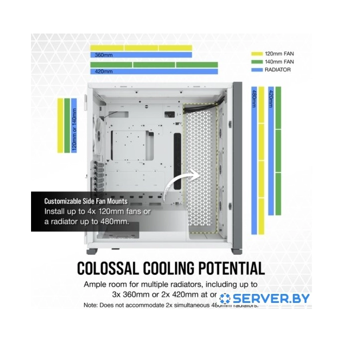 Корпус Corsair iCUE 7000X RGB CC-9011227-WW. Фото 3