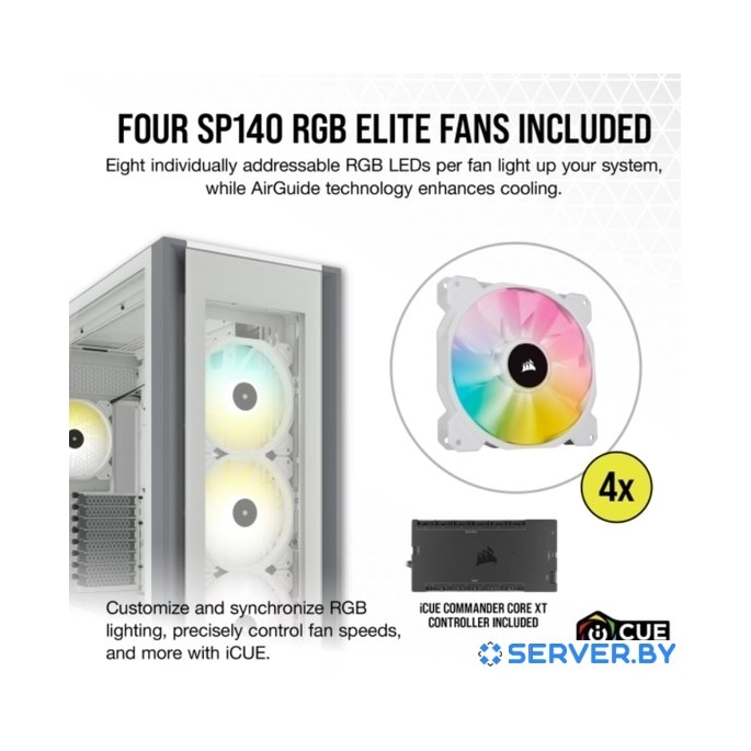 Корпус Corsair iCUE 7000X RGB CC-9011227-WW. Фото 4