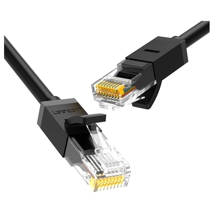 Кабель Ugreen NW102 20162 RJ45 - RJ45 (5 м, черный). Фото 1
