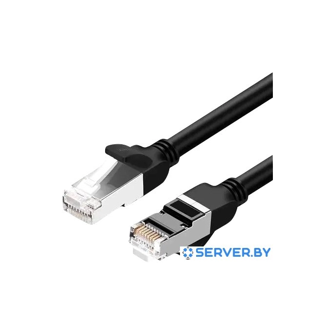Кабель Ugreen NW101 50194 RJ45 - RJ45 (5 м, черный). Фото 1