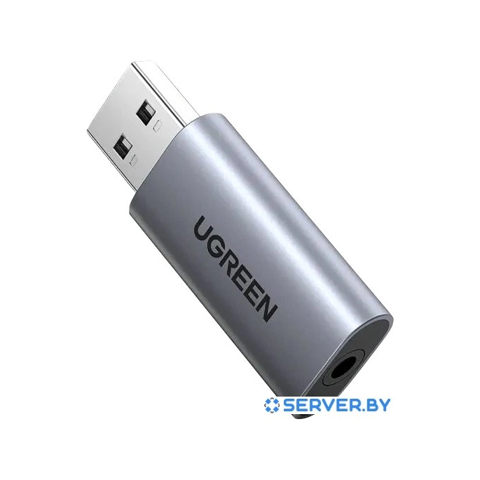 Адаптер Ugreen CM383 80864 3.5 мм - USB Type-A. Фото 1