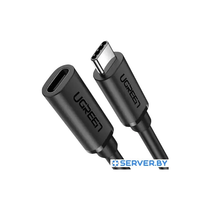 Удлинитель Ugreen US353 10387 Thunderbolt 3 - Thunderbolt 3 (1 м, черный). Фото 1