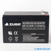 Аккумулятор для ИБП Zubr HR1234W 12V9Ah