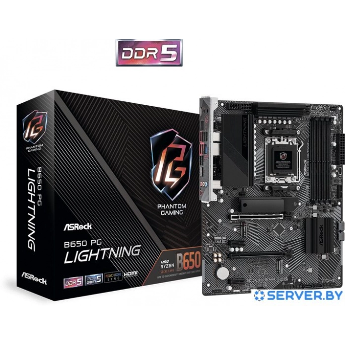 Материнская плата ASRock B650 PG Lightning. Фото 2