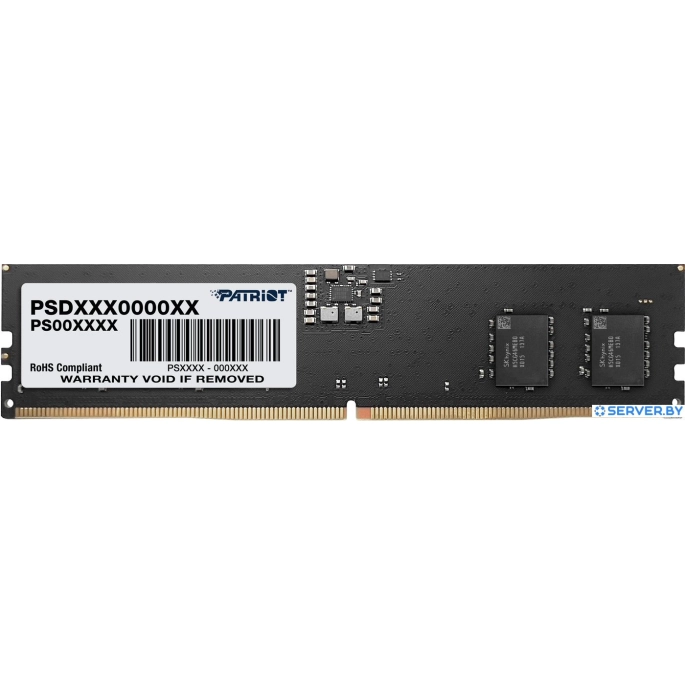 Оперативная память Patriot Signature Line 8ГБ DDR5 4800 МГц PSD58G480041. Фото 1