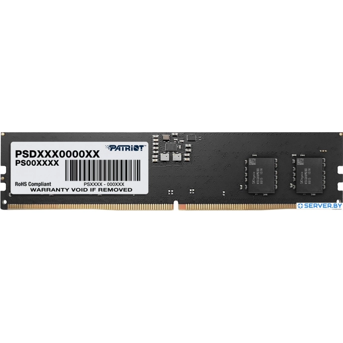 Оперативная память Patriot Signature Line 32ГБ DDR5 4800 МГц PSD532G48002. Фото 1