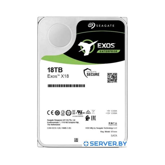 Жесткий диск Seagate Exos X18 18TB ST18000NM004J. Фото 1