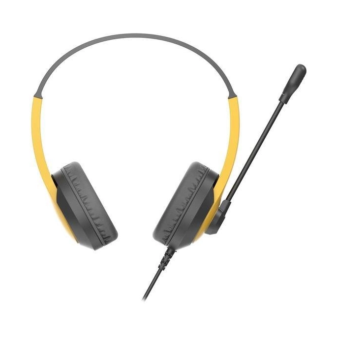 Наушники A4Tech Fstyler FH100U (черный/желтый). Фото 2