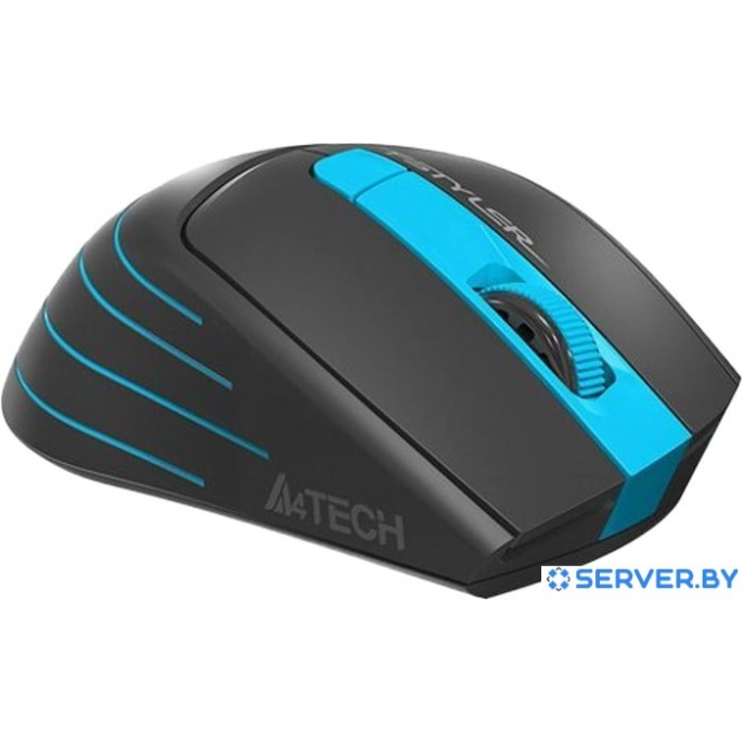 Мышь A4Tech Fstyler FG30 (серый/синий). Фото4