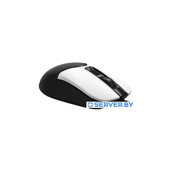 Мышь A4Tech Fstyler FM12S (черный/белый). Фото3