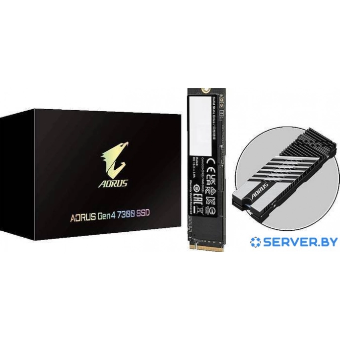 SSD Gigabyte AORUS Gen4 7300 1TB AG4731TB. Фото4