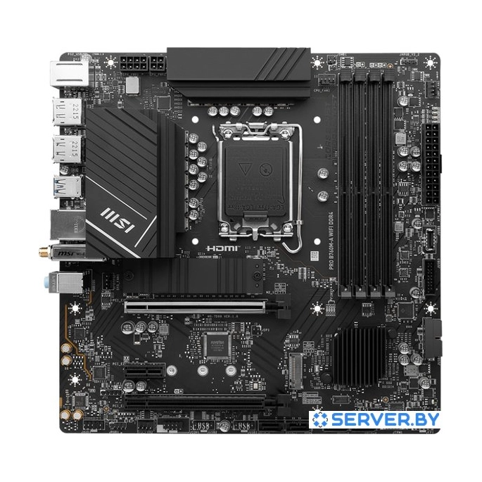 Материнская плата MSI Pro B760M-A WiFi DDR4. Фото 1