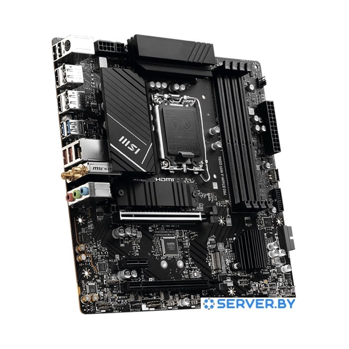 Материнская плата MSI Pro B760M-A WiFi DDR4. Фото 4