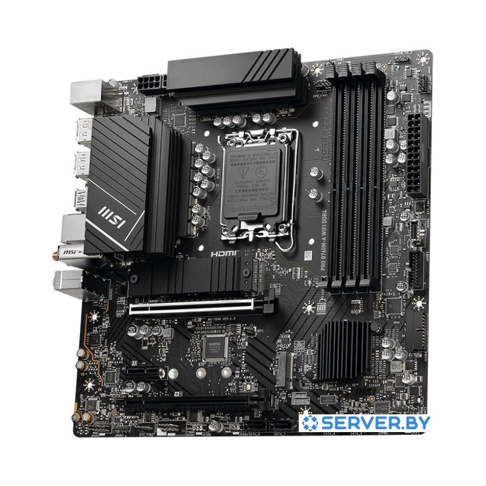 Материнская плата MSI Pro B760M-A WiFi DDR4. Фото 5