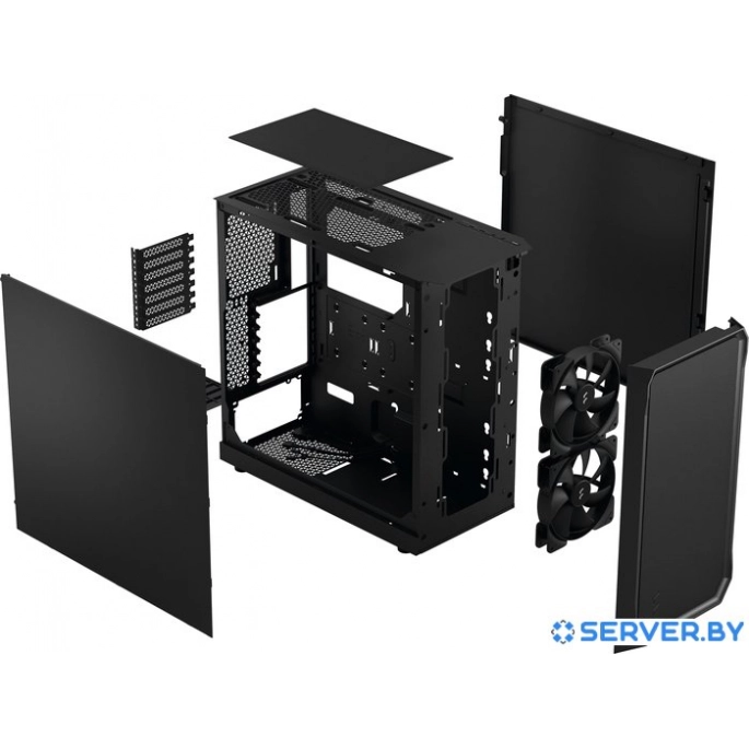 Корпус Fractal Design Focus 2 Black Solid FD-C-FOC2A-07. Фото2