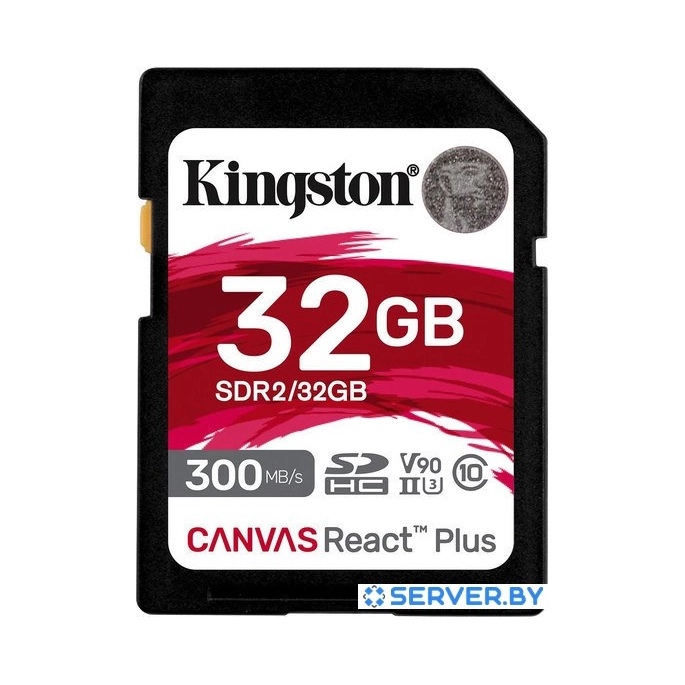 Карта памяти Kingston Canvas React Plus SDHC 32GB. Фото 1