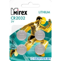 Батарейки Mirex CR2032 4 шт CR2032-E4